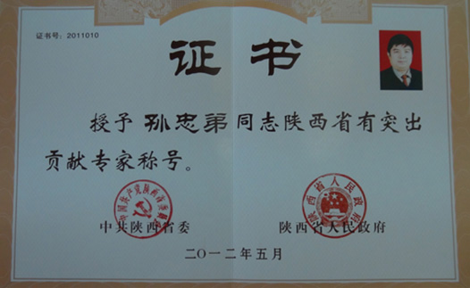 孫忠弟獲中共陜西省委<div   id=